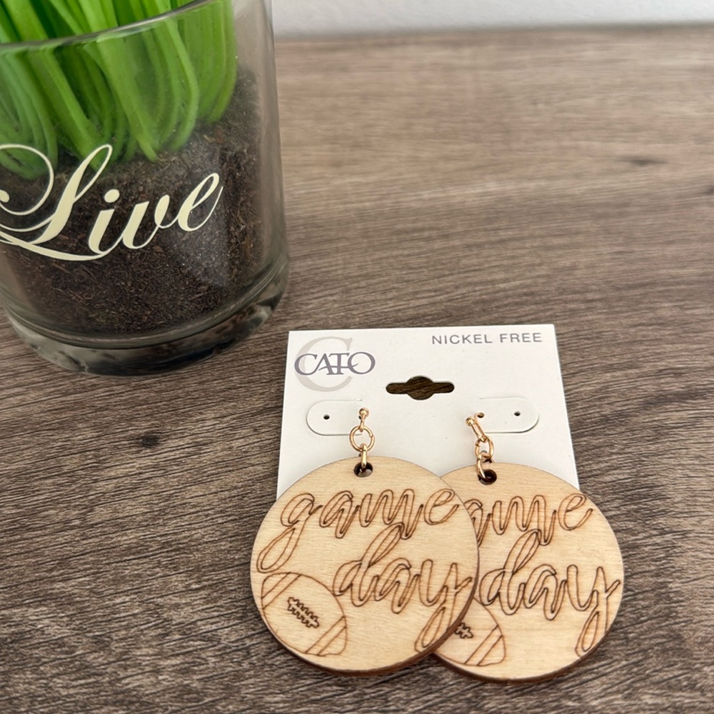 Cato Game Day Football 🏈 Earrings